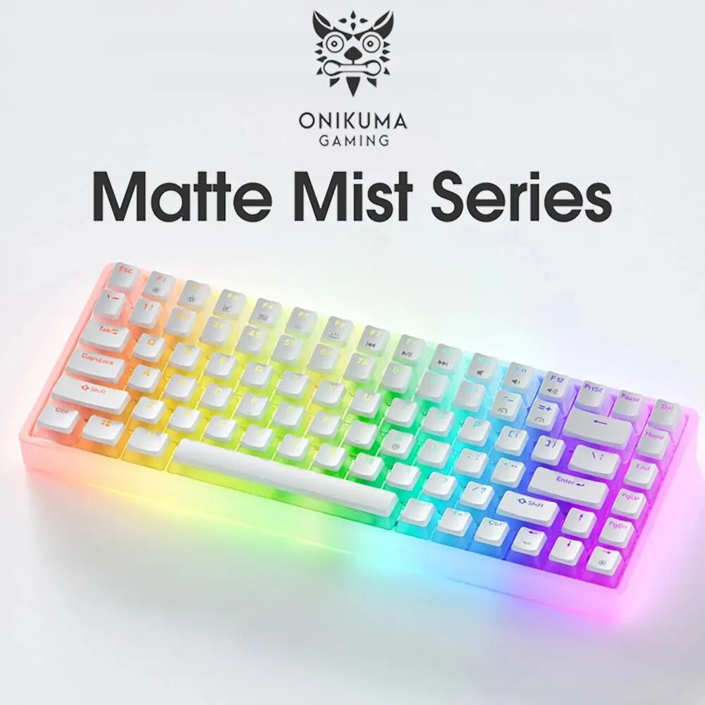 Professional Gaming Mechanical Keyboard USB Wired Keyboard with RGB Backlit Matte Key Caps 84 Keys Gaming Keyboards Game